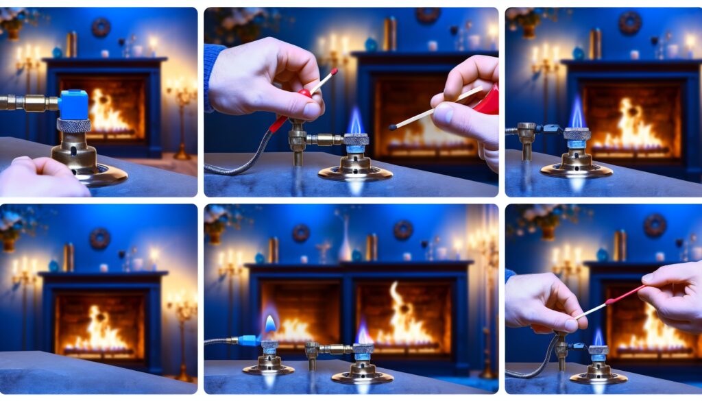 How to light a gas fireplace